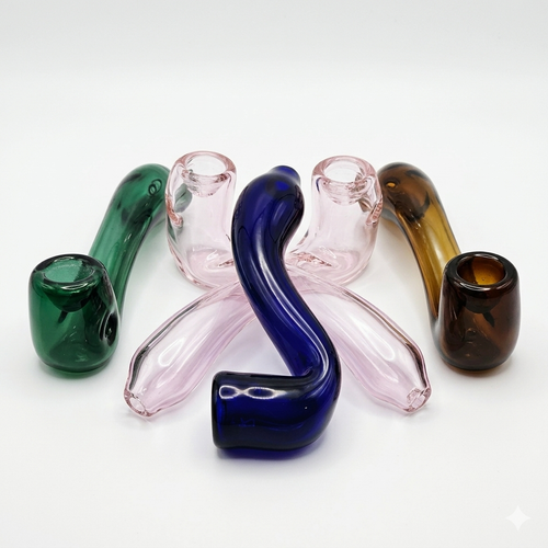 Glass bubbler Sherlock Grav Medium | | Item No.: 3254