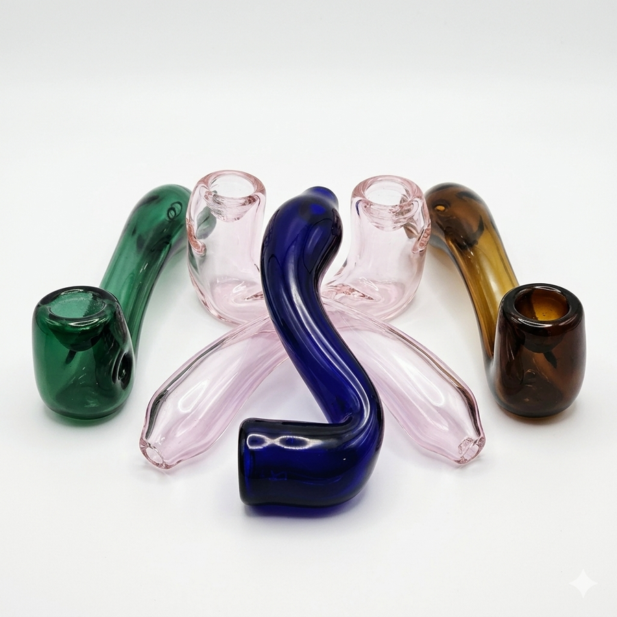 Glass bubbler Sherlock Grav Medium | | Item No.: 3254