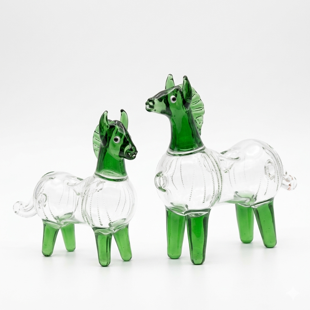 Glass Pipe Art Animal Horse | | Item No.: 2870
