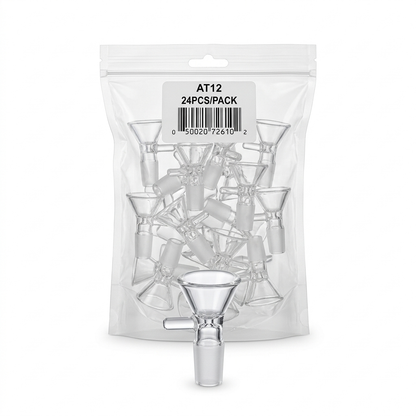 Glass Top Glass Funnel Bowl Pack 14mm & 18mm | Item no.: N/A