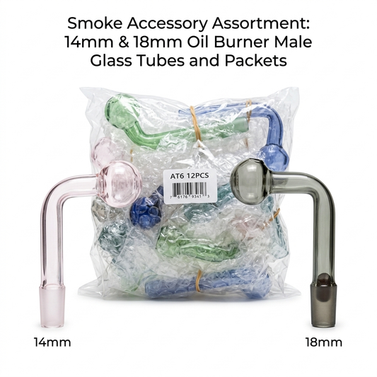 Oil Burner 90 degree (L-Shape) Assorted 14mm & 18mm | item no.: N/A