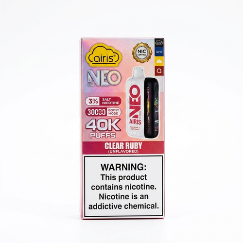 Airis Neo 40k Puffs Ruby Clear Box (5pk)