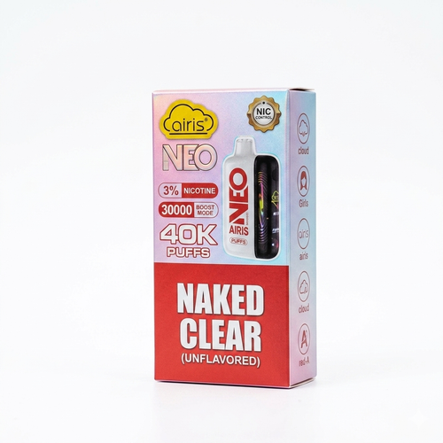 Airis Neo 40k Puffs Naked Clear Box (5pk)