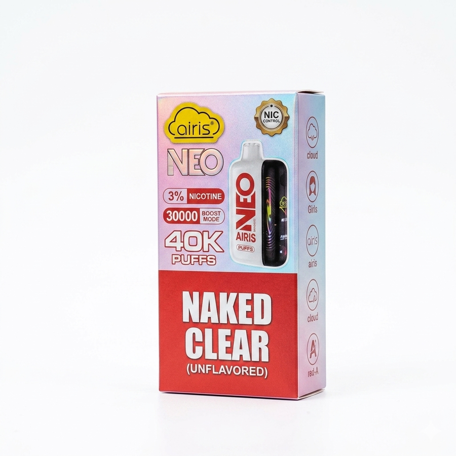 Airis Neo 40k Puffs Naked Clear Box (5pk)