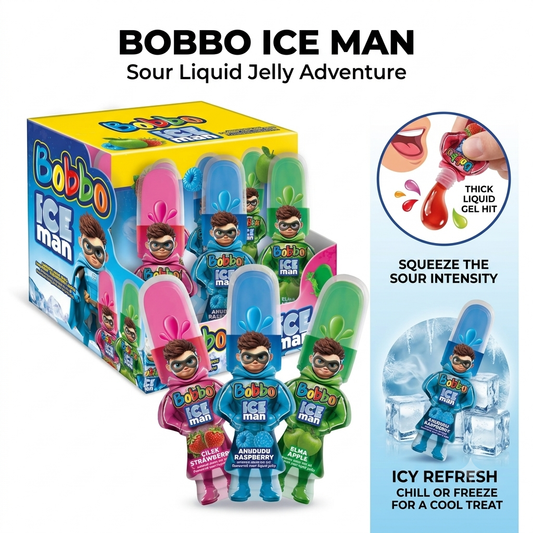 Candy Bobbo Ice Man 58g 12ct