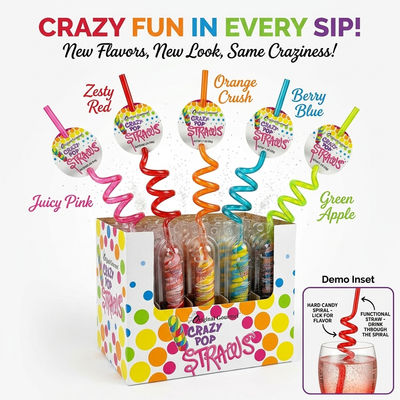 Candy Sweet N Sip Lollipop 20ct