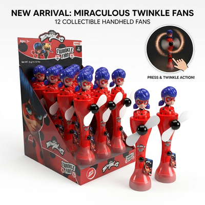Candy Twinkle Fan Miraculous Display 12ct