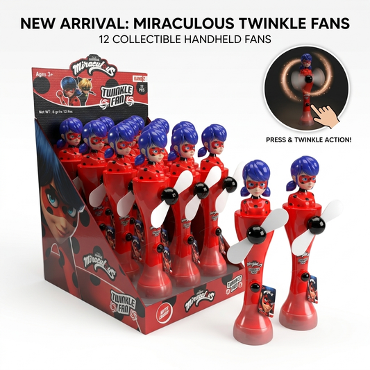 Candy Twinkle Fan Miraculous Display 12ct