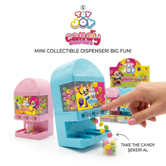 ΤΟΥJΟΥ CANDΥ MACHINE DRAGEE 6PCS/1.58OZ (45GR)