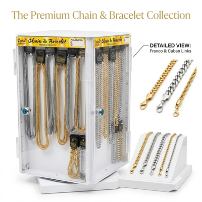 Jewelry 3 sides 96ct Display | Item no.: