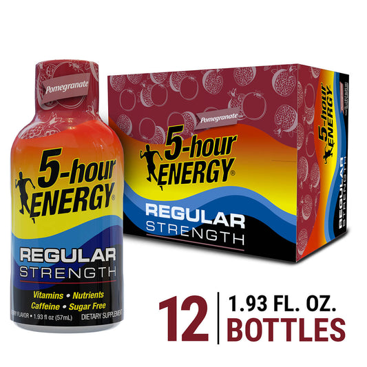 5 Hour Energy Shots- Pomegranate (12 per pack) | Item no.: 279