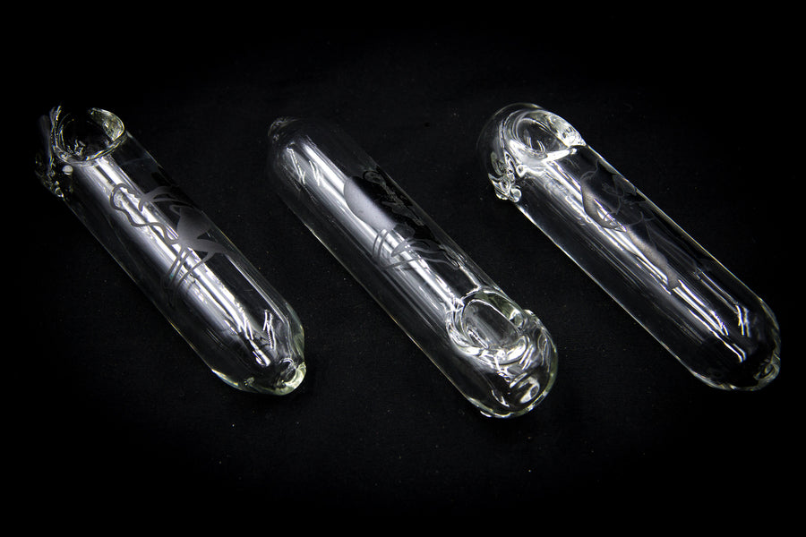 Glass Pipe Small Clear 1ct (KP114 / RS3220)