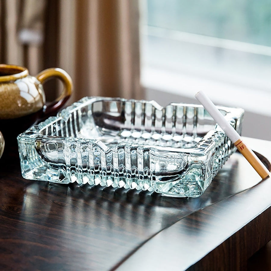 Glass Ashtray Square Large 1ct | Item no.: 2948