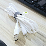 USB-A to Lightning Charging & Data Cable for iPhone – 3 FT & 6 FT, Black or White| Item No.: 323