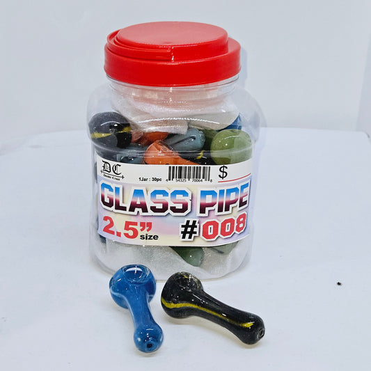 Glass Pipe Jar 30ct | Item no.: 3316