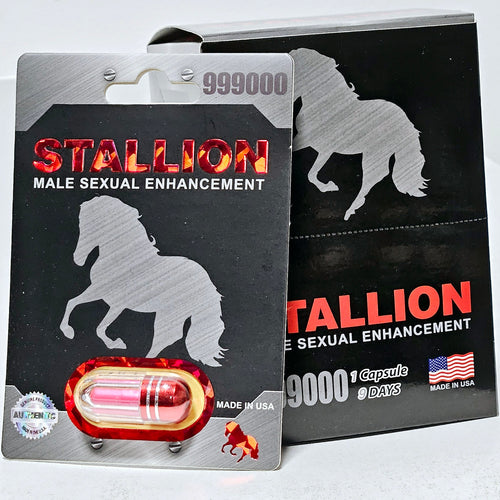 Stallion 999000 Capsule – Individually Sealed Adult Supplement Pack | Item No.: 1311