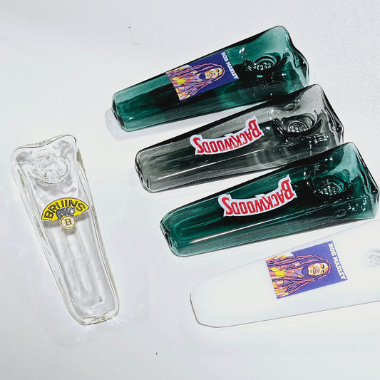 Glass Pipe team large 6''flat | Item No: 1087