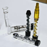 Twisty Glass Blunt smoking pipe for dry herbs