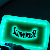 LED Plastic Rolling Tray 7 Changeable Med 1ct. | Item No.: 2334