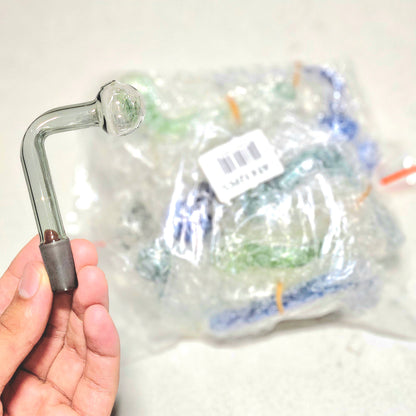 Oil Burner 90 degree (L-Shape) Assorted 14mm & 18mm | item no.: N/A