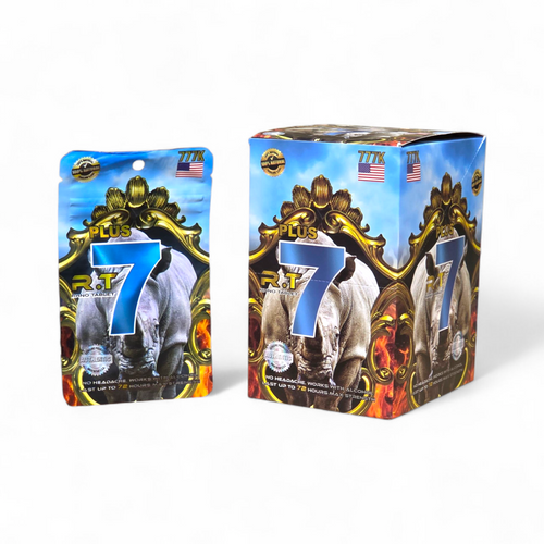 R.T 7 Plus 777K Rhino Tablet – Individually Packed Adult Supplement | Item No: