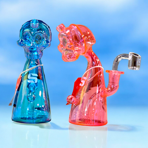 Small Glass Water Pipe 6'' | Item no.: 4001-S