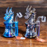 Small Glass Water Pipe 6'' | Item no.: 4001-DR