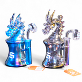 Small Glass Water Pipe 6'' | Item no.: 4001-DR