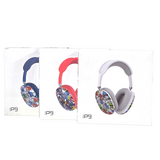 P9 Wireless Bluetooth Over-Ear Headphones – Graffiti Design, Multiple Colours | Item no. 2199-2