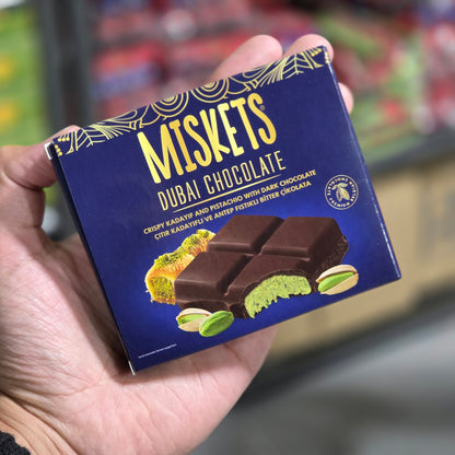 Miskets Dubai Dark Chocolate Medium 100g 12ct