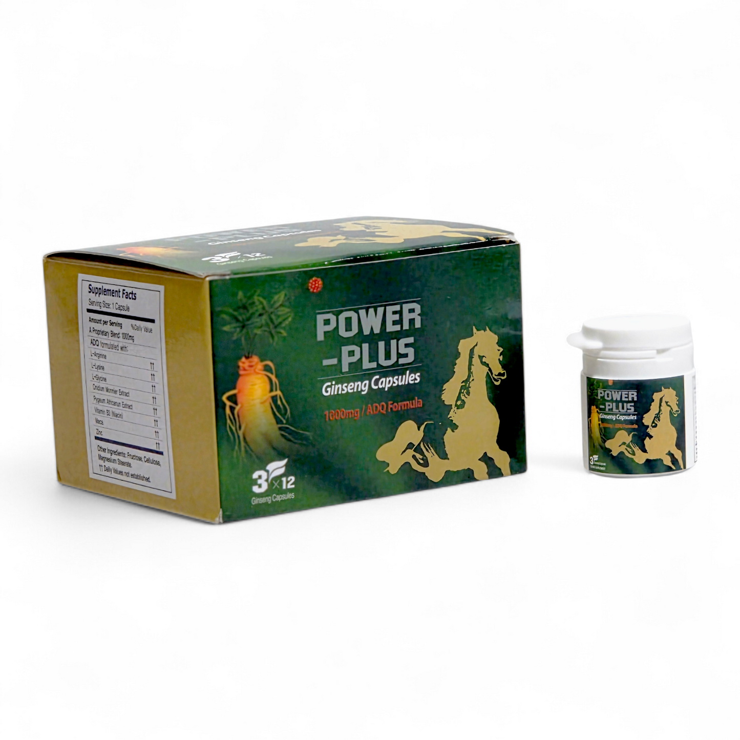 Ginsang POWER-Plus 3 Tab 12ct | Item No: N/A