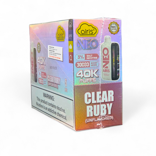 Airis Neo 40k Puffs Clear Ruby Box (5pk)