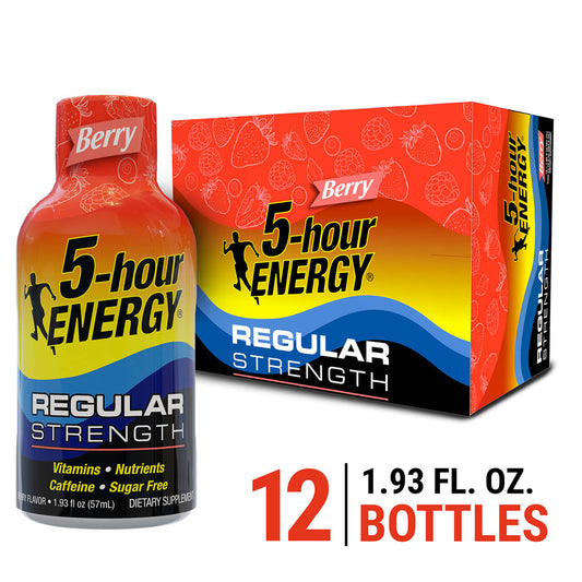 5 Hour Energy Shots- Berry (12 per pack) | Item no.: 276