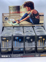Earphone Portable Stereo GEN 1 24ct | item no.:369