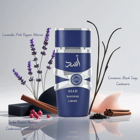 Lattafa Asad Zanzibar Eau de Parfum  100ml Perfume