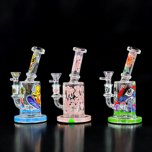 Glass Water Pipe 7'' | Item no.: 4003-H