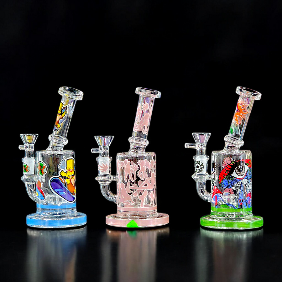 Glass Water Pipe 7'' | Item no.: 4003-H
