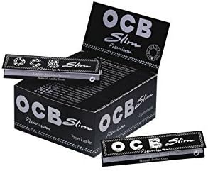 OCB Premium Slim 24 Booklets Cigarette Rollin Paper | Item No: 731