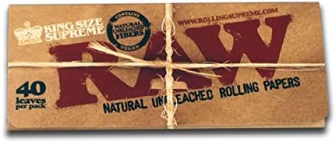 Raw Classic King Size Supreme Rolling Paper 24 ct | Item No: 98