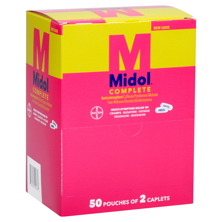 Midol 2 Caplets 20ct box