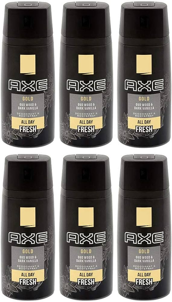 AXE body spray 150ml deodorant, variety of fragrances (pack of 6) | Item no.: 522