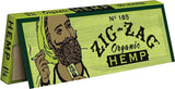 Zig Zag (Organic) 1-1/4 Green Ultra Thin 24 ct. | Item no.: 727