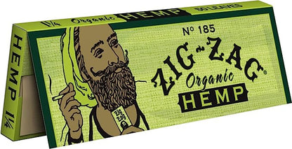 Zig Zag Green Organic Hemp Ultra Thin (1-1/4) 24 ct. | Item no.: 727