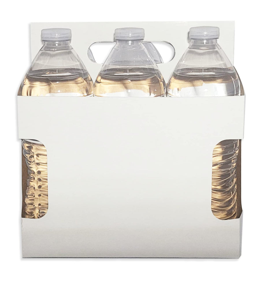 Six-Pack Die-Cut Cardboard Carriers White 150ct