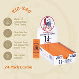 Zig Zag Paper (Orange) 1 1 /4 Rolling Paper 24 booklets | Item no.: 81