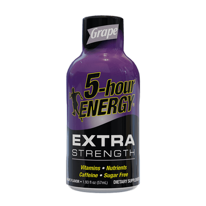 5 Hour Extra Strength Energy Shots- Grape (12 per pack) | Item no.: 263