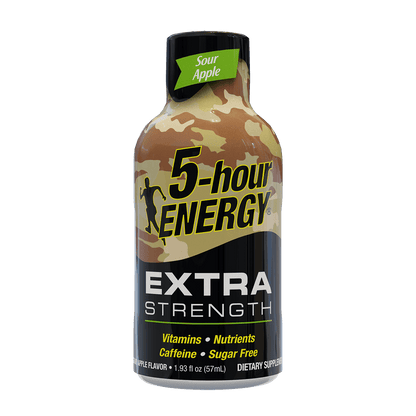 5 Hour Extra Strength Energy Shots- Sour Apple (12 per pack) | Item no.: 263