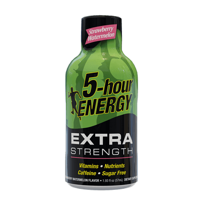 5 Hour Extra Strength Energy Shots- Strawberry Watermelon (12 per pack) | Item no.: 269