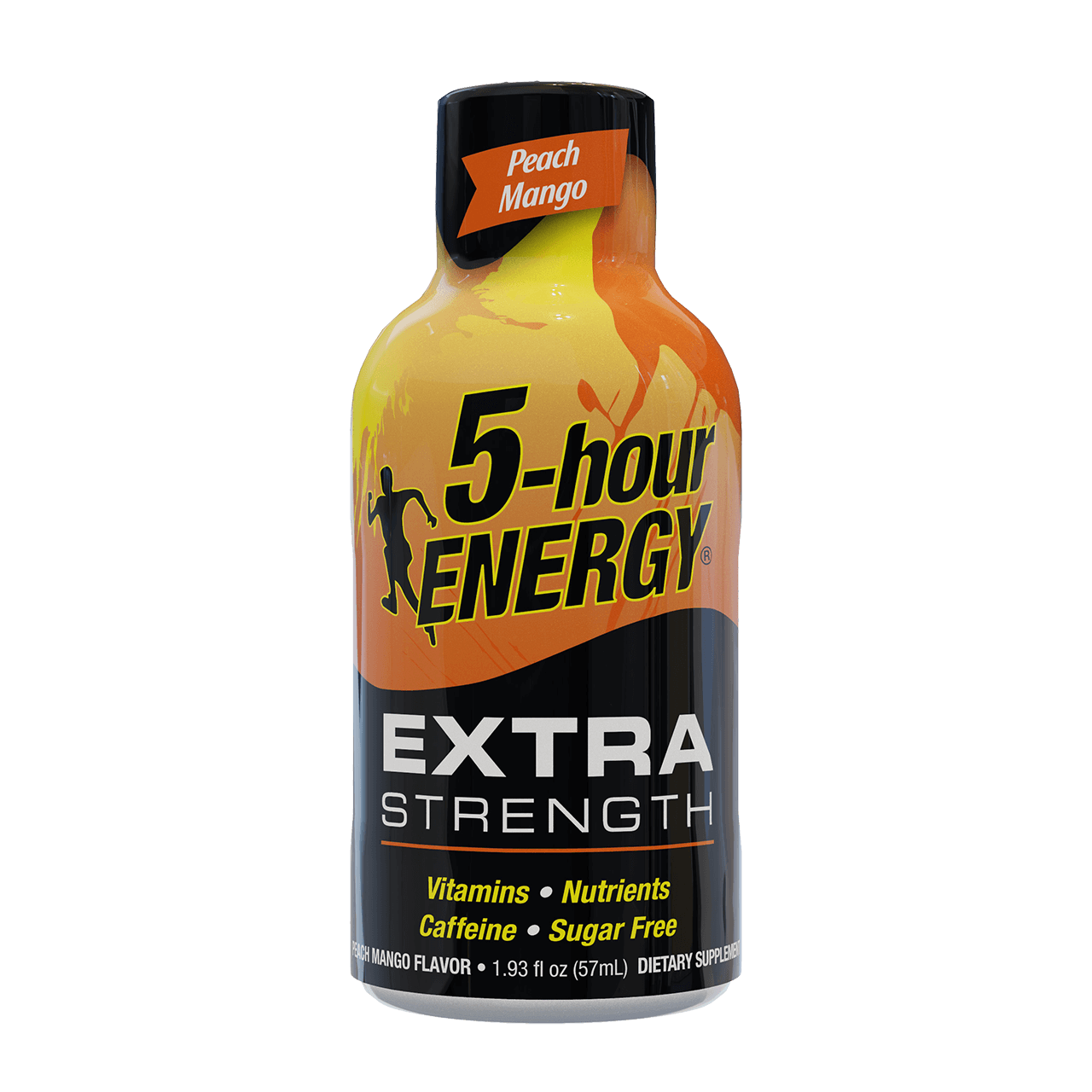 5 Hour Extra Strength Energy Shots- Peach Mango (12 per pack) | Item no.: 272