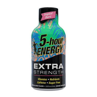 5 Hour Extra Strength Energy Shots- Tropical Burst (12 per pack) | Item no.: 2120